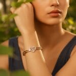 Rhythmic Heartbeat Anti-Tarnish Bracelet - Rose Gold