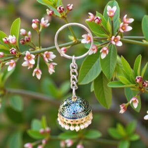 Enamel Jhumka Keychain