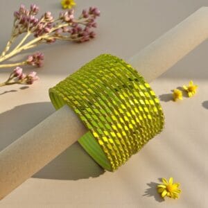 Green Metal Bangles