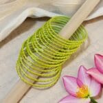 Green Metal Bangles