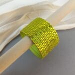 Green Metal Bangles