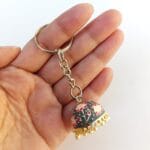 Grey Jhumka Keychain
