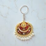 Maroon-Earring-Keychain Maroon Earring Keychain