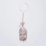 Oxidised Bird Jhumka Keychain