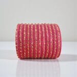 Pink Glass Bangles for Women
