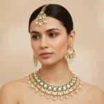 Mouni White Kundan Jewelry