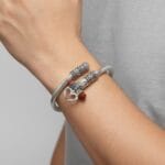 Om-Kada-Bracelet-for-Men-Silver-07 Om Kada Bracelet for Men - Silver