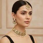 Pari Kundan Choker Set White