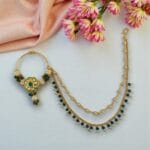 Green Bridal Nose Ring