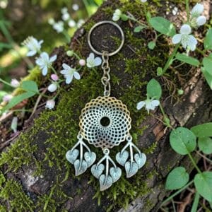 Earring Key Ring for Girlfriend