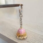 Lavender Jhumka Keychain