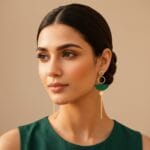 Green-Wood-Long-Drop-Earring-04 Green Wood Long Drop Earring