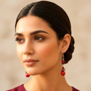 Red Earrings For Women