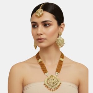 Katrina Champagne Long Punjabi Jewellery