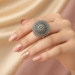 Oxidised-Silver-Ring-Vintage-Charm Oxidised Silver Ring - Vintage Charm