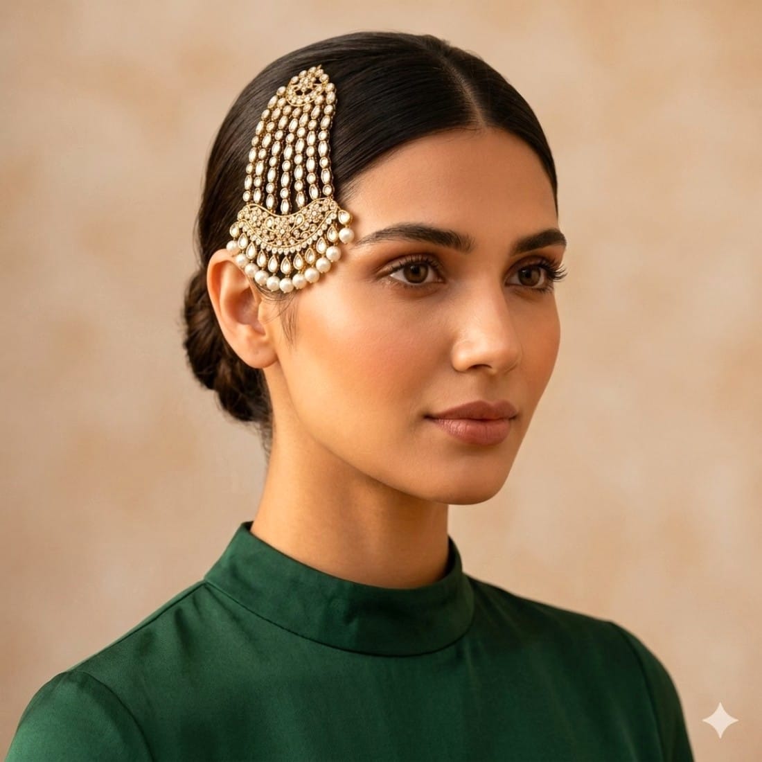 Shiza Kundan Bridal Passa