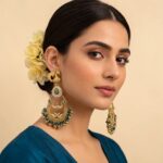 Mayurika-Traditional-Peacock-Earrings Mayurika Traditional Peacock Earrings
