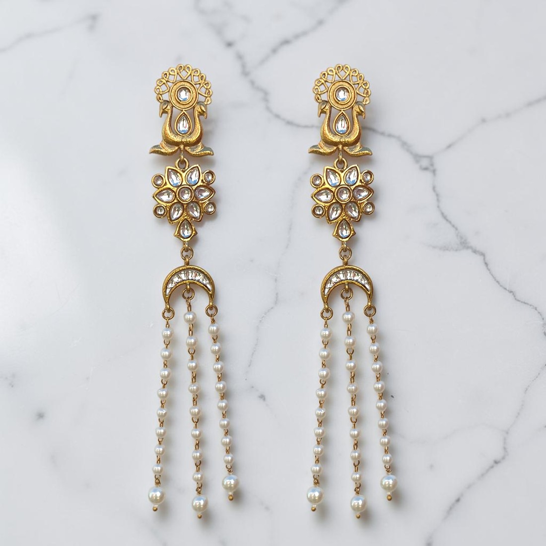 Noor Long Earrings