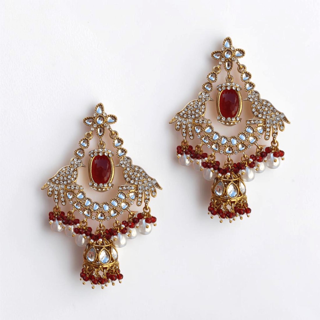Noor Mahal Royal Kundan Earrings
