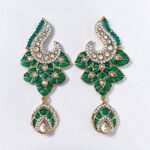 Noor-e-Shahi-Green-Kundan-Statement-Earrings-01 Noor-e-Shahi Green Kundan Statement Earrings