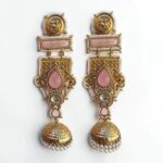 Zeba-Royal-Kashmiri-Jhumka-Earrings-01 Zeba Royal Kashmiri Jhumka Earrings